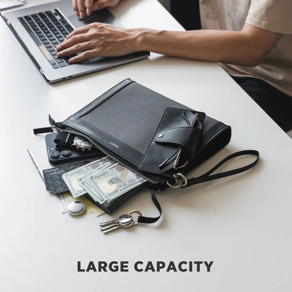 VB105 - Business Clutch with Removable Glasses Case Set