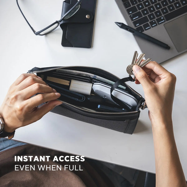 VB105 - Business Clutch with Removable Glasses Case Set