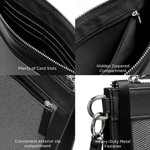 VB105 - Business Clutch with Removable Glasses Case Set