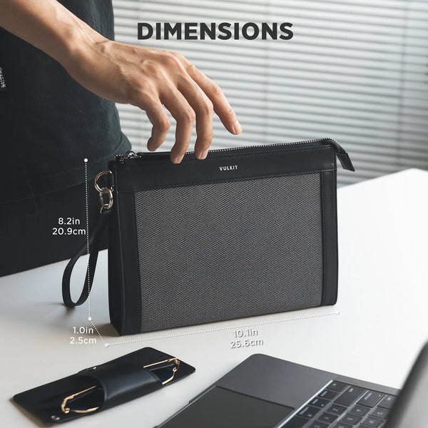 VB105 - Business Clutch with Removable Glasses Case Set