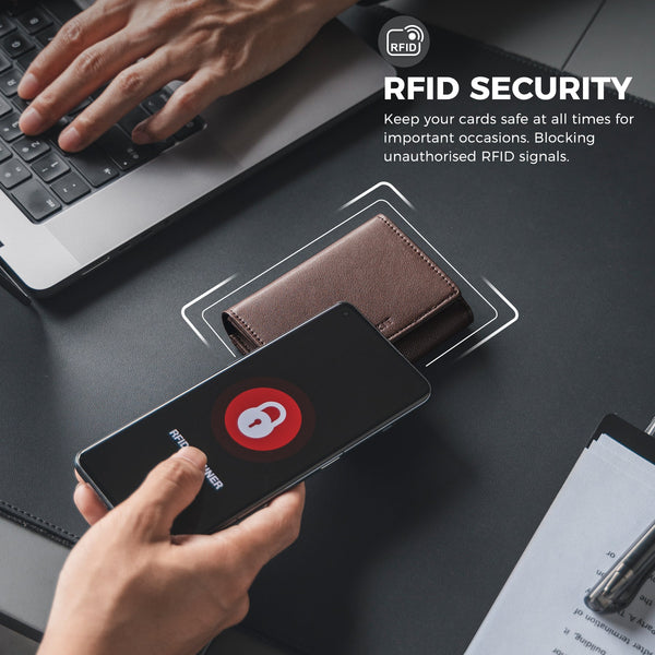 VBC101-  Business Card Holder, Holds Up to 40 Business Cards With ID Window Magnetic Closure