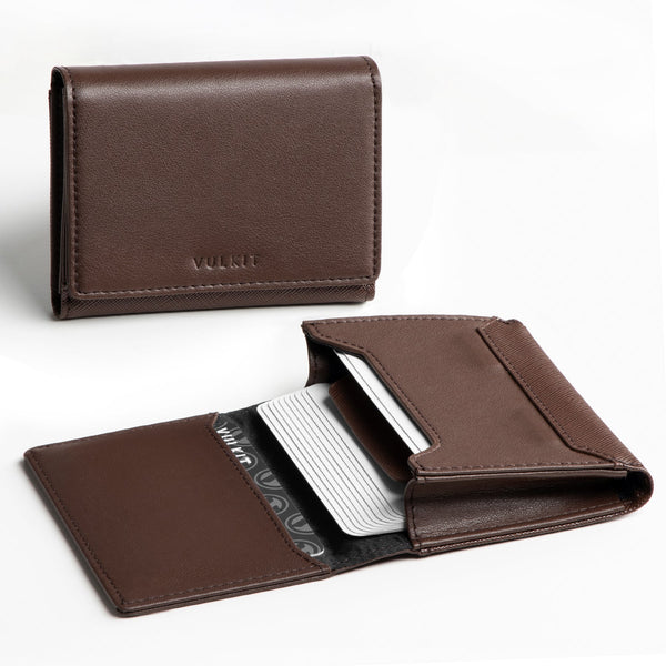 VBC101-  Business Card Holder, Holds Up to 40 Business Cards With ID Window Magnetic Closure