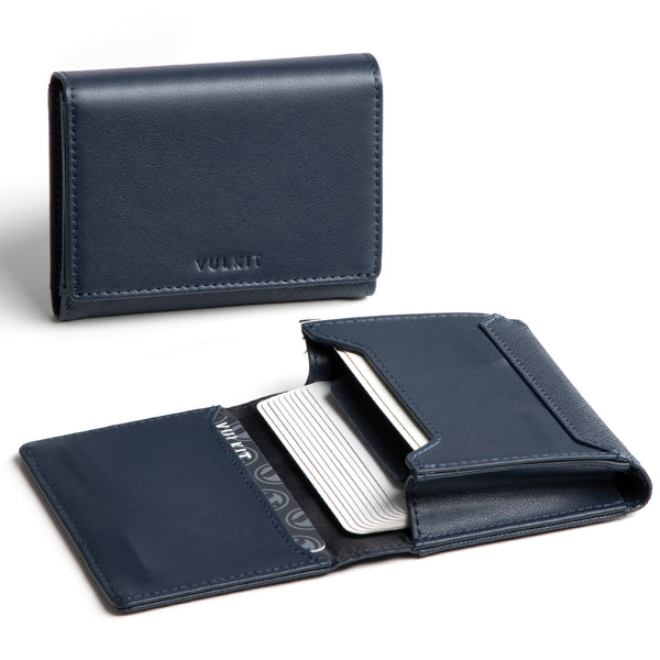VBC101-  Business Card Holder, Holds Up to 40 Business Cards With ID Window Magnetic Closure
