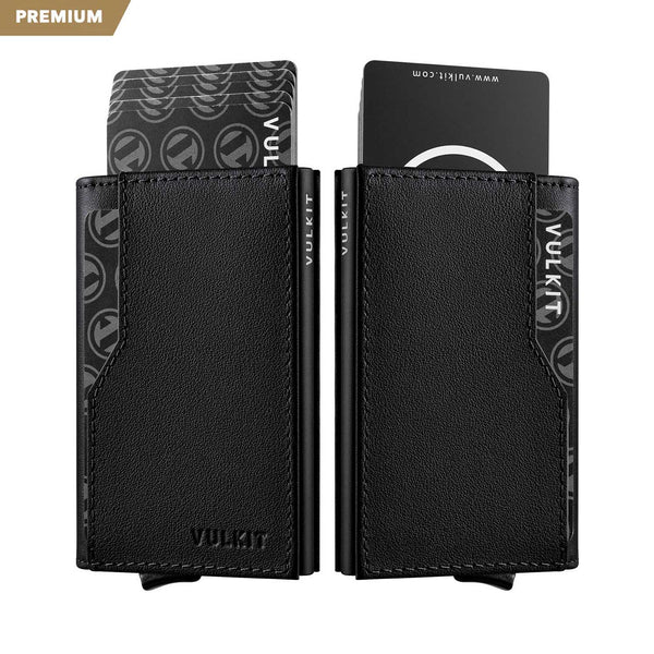 VC205P - Genuine Leather Wallet, Double ID Window, RFID Blocking