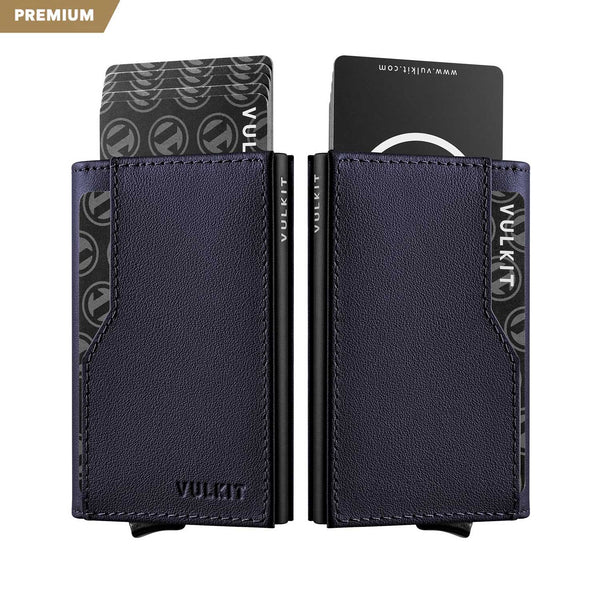 VC205P - Genuine Leather Wallet, Double ID Window, RFID Blocking