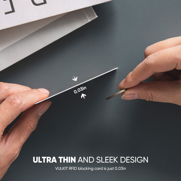 VCP103 - Slim RFID/NFC Blocking Card for Wallet & Passport