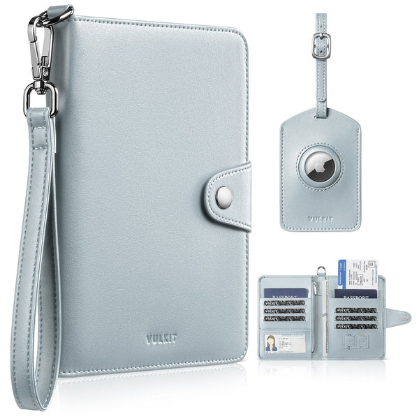 VPW108 -All-in-One Travel Wallet with AirTag Slot & RFID Protection