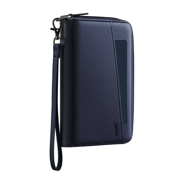 VPW112 - Travel Passport Wallet RFID Blocking with Wrist Strap