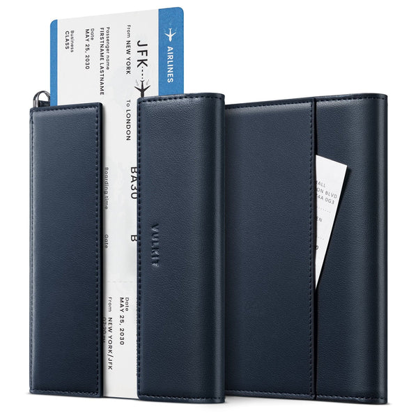 VPW115-RFID-Blocking Multi-Functional Travel Passport Organizer Wallet