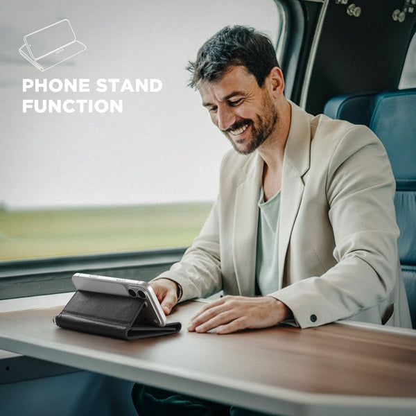 VPW115-RFID-Blocking Multi-Functional Travel Passport Organizer Wallet