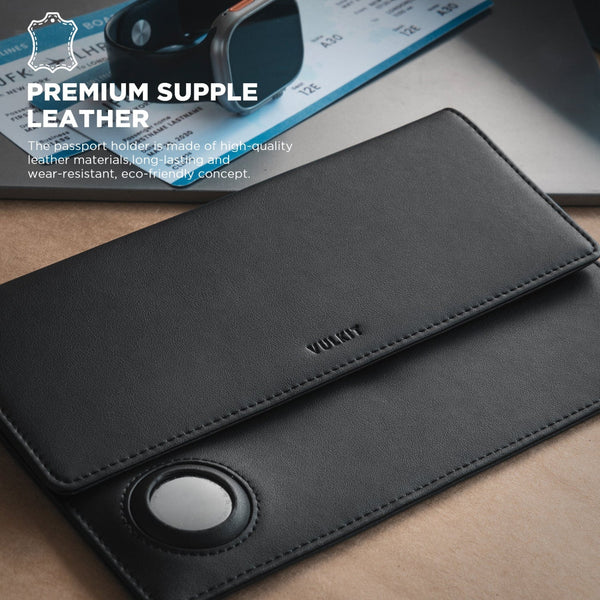 VPW116-Compact Family Travel Document Holder (AirTag Compatible + RFID Blocking)