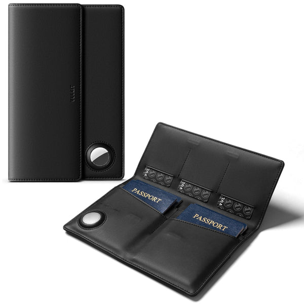 VPW116-Compact Family Travel Document Holder (AirTag Compatible + RFID Blocking)