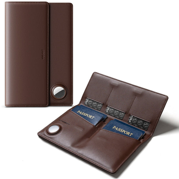 VPW116-Compact Family Travel Document Holder (AirTag Compatible + RFID Blocking)