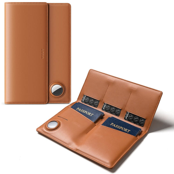 VPW116-Compact Family Travel Document Holder (AirTag Compatible + RFID Blocking)