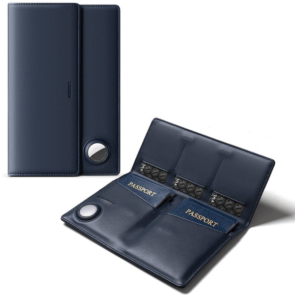 VPW116-Compact Family Travel Document Holder (AirTag Compatible + RFID Blocking)