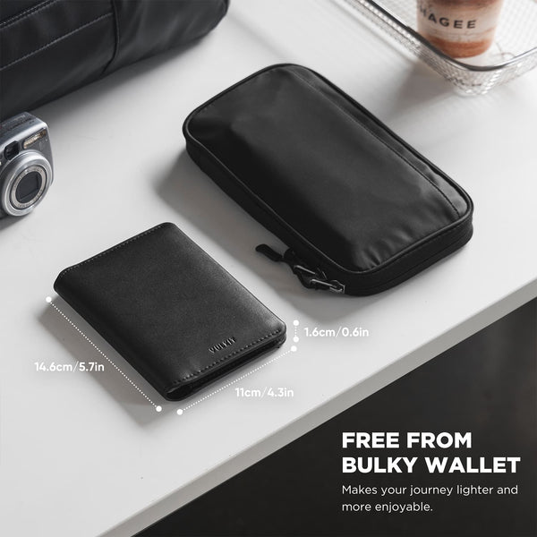 VPW120 - Slim Passport Wallet with RFID Protection