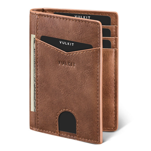VW100- Exterior Two Slots For Banknote/Card Bi-fold Wallet