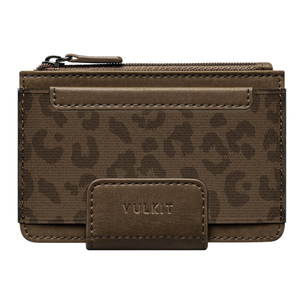 VW110- Palm-size Bifold Wallet with a Zipper Pocket & an Elastic Slot