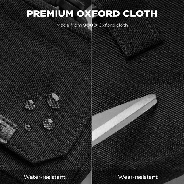 VW121 - RFID Blocking Credit Card Wallet with Lobster Clasp, Water-Resistant Oxford Cloth Holder for Travel