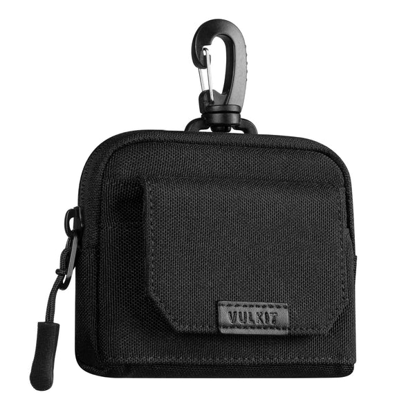 VW121 - RFID Blocking Credit Card Wallet with Lobster Clasp, Water-Resistant Oxford Cloth Holder for Travel