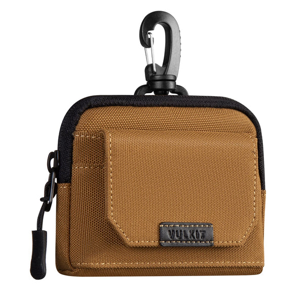 VW121 - RFID Blocking Credit Card Wallet with Lobster Clasp, Water-Resistant Oxford Cloth Holder for Travel