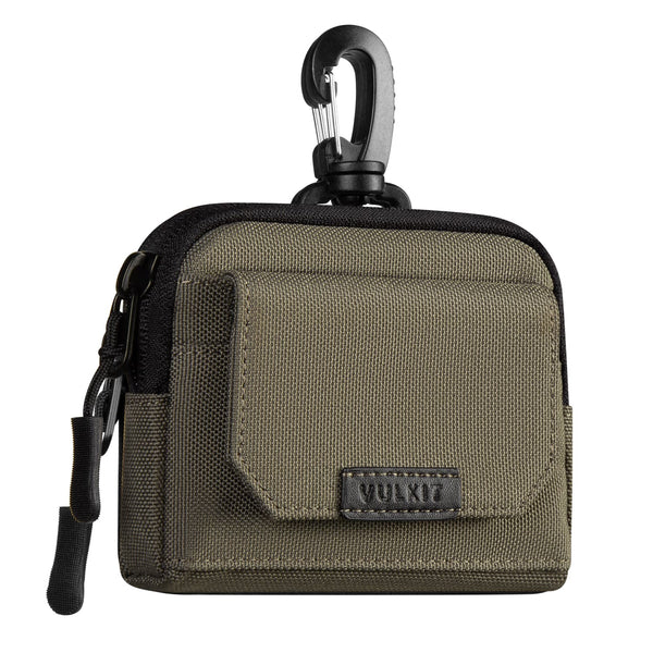 VW121 - RFID Blocking Credit Card Wallet with Lobster Clasp, Water-Resistant Oxford Cloth Holder for Travel