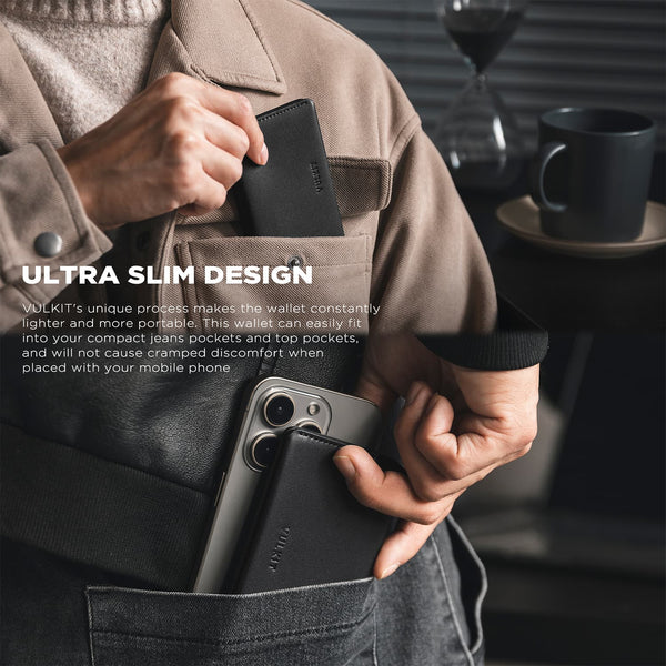 VW122- Slim Leather RFID Card Holder