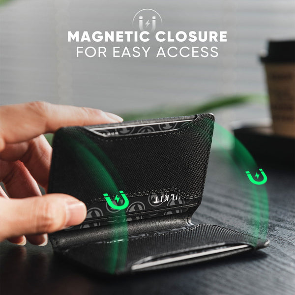 VW125- RFID Blocking Magnetic Card Holder – 6 Slots, Slim Design