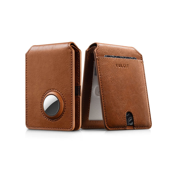 VW127-Smart Slim RFID Blocking Wallet with AirTag Holder