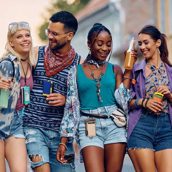 VW137- RFID Blocking Water-Resistant Outdoor Keychain Wallet