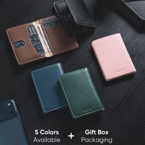 VW145 - Leather Bifold Card Holder