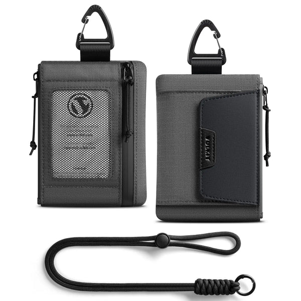 VW148 - RFID Blocking Lanyard Wallet with ID Window & Magnetic Pocket