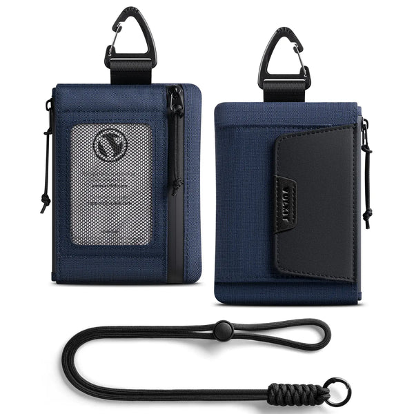 VW148 - RFID Blocking Lanyard Wallet with ID Window & Magnetic Pocket