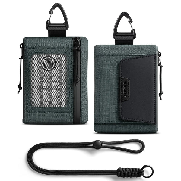 VW148 - RFID Blocking Lanyard Wallet with ID Window & Magnetic Pocket