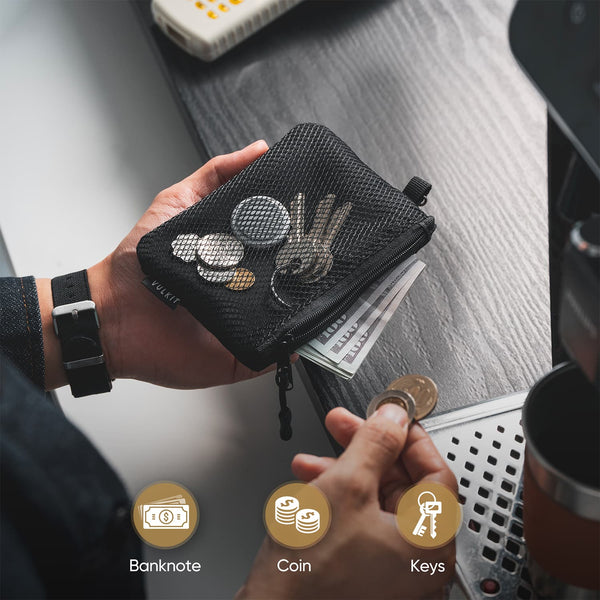 VW153 - 2-Pack Zipper Coin Pouch