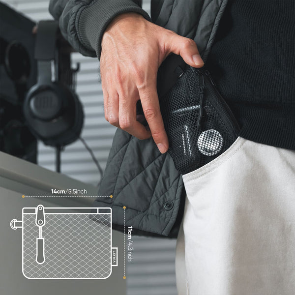 VW153 - 2-Pack Zipper Coin Pouch