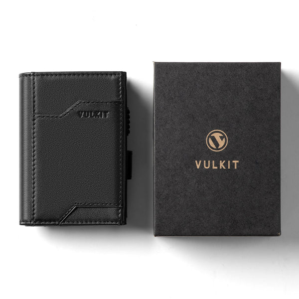 VC311P- Genuine Leather, Banknote Compartment & ID Window Pop-Up Wallet with Removable AirTag Holder (NOT include the AirTag)