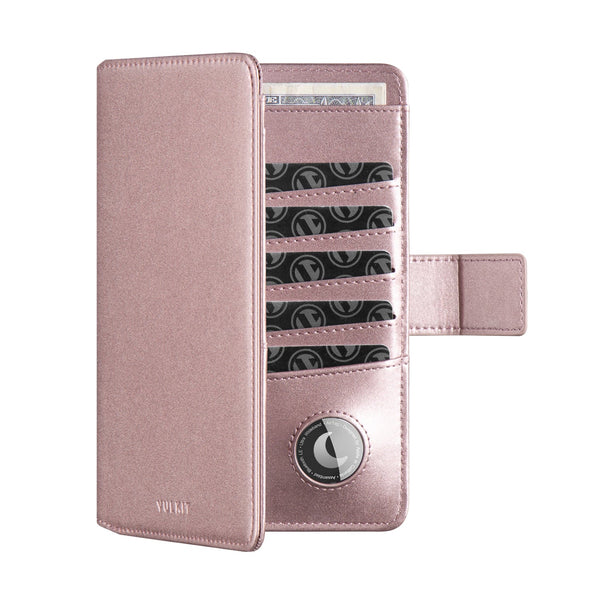 VPW101- Passport Wallet Compatible with Airtag Holder