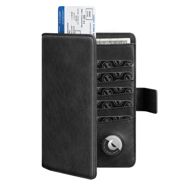 VPW101- Passport Wallet Compatible with Airtag Holder