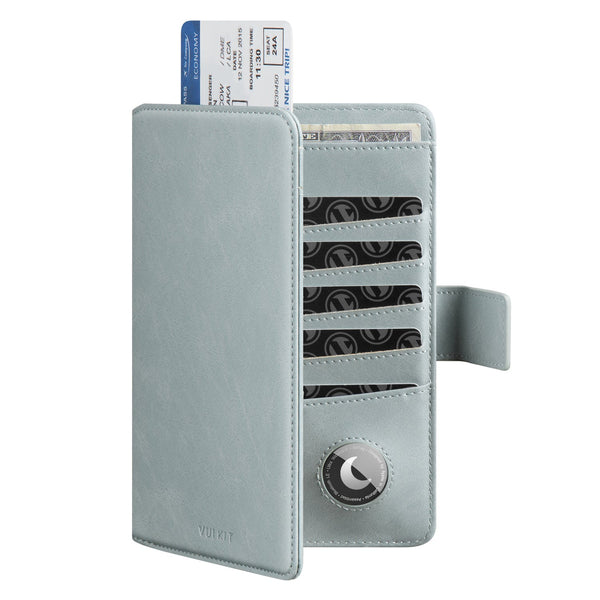 VPW101- Passport Wallet Compatible with Airtag Holder