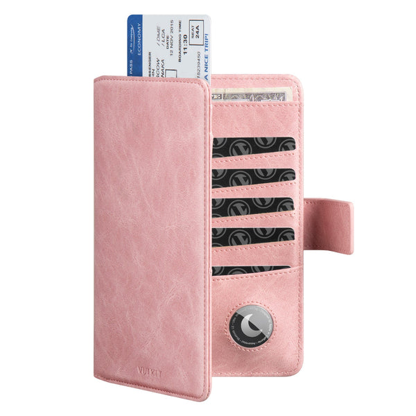 VPW101- Passport Wallet Compatible with Airtag Holder