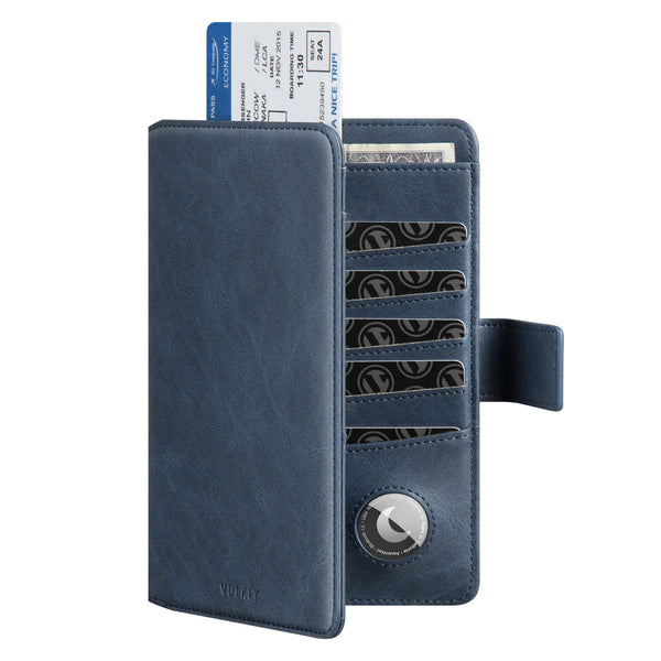 VPW101- Passport Wallet Compatible with Airtag Holder