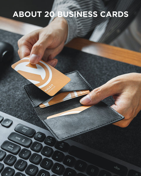 VBC100- 2 Sided Slim Business Card Holder, Up to Hold 20 Cards