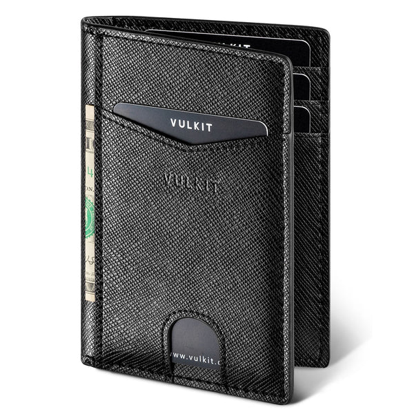 VW100- Exterior Two Slots For Banknote/Card Bi-fold Wallet