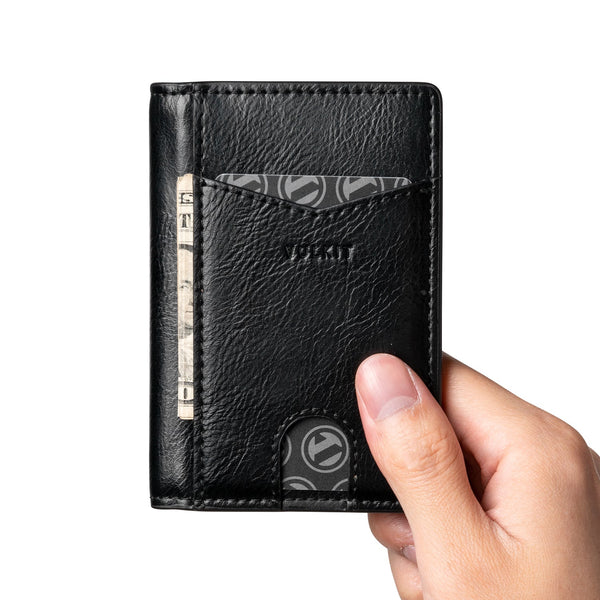 VW100- Exterior Two Slots For Banknote/Card Bi-fold Wallet