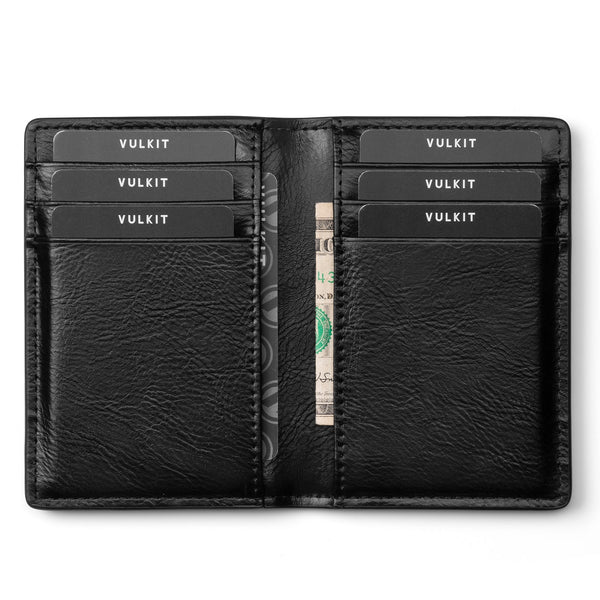 VW100- Exterior Two Slots For Banknote/Card Bi-fold Wallet