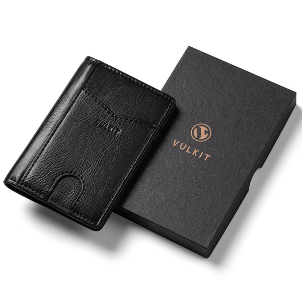 VW100- Exterior Two Slots For Banknote/Card Bi-fold Wallet
